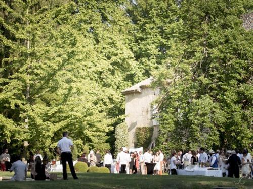 Chambres D'Hotes Chateau Beaupre Saint-Laurent-des-Arbres Kültér fotó